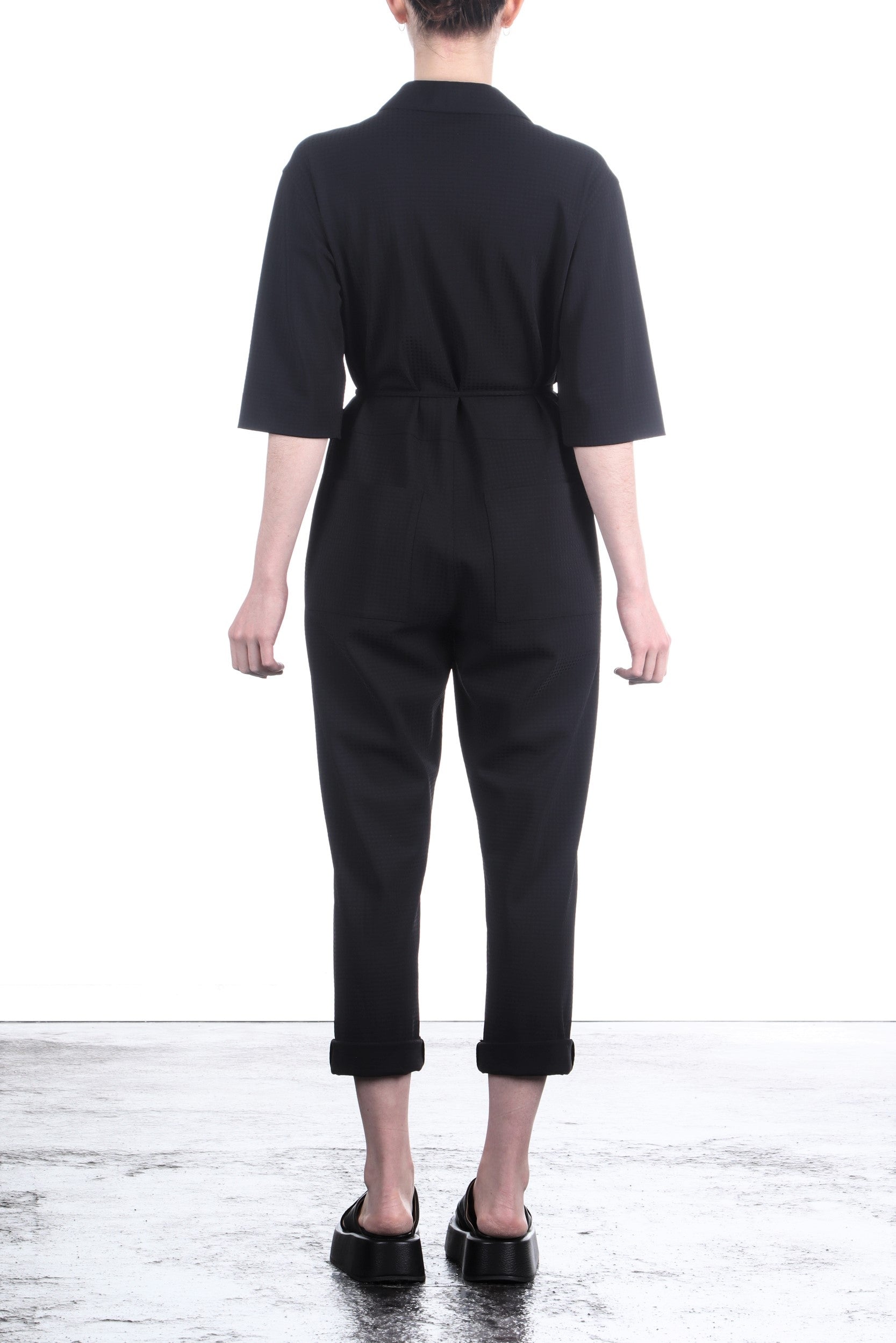 Schella Kann 2 Damen Stretch Jumpsuit schwarz