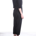 Schella Kann 2 Damen Stretch Jumpsuit schwarz