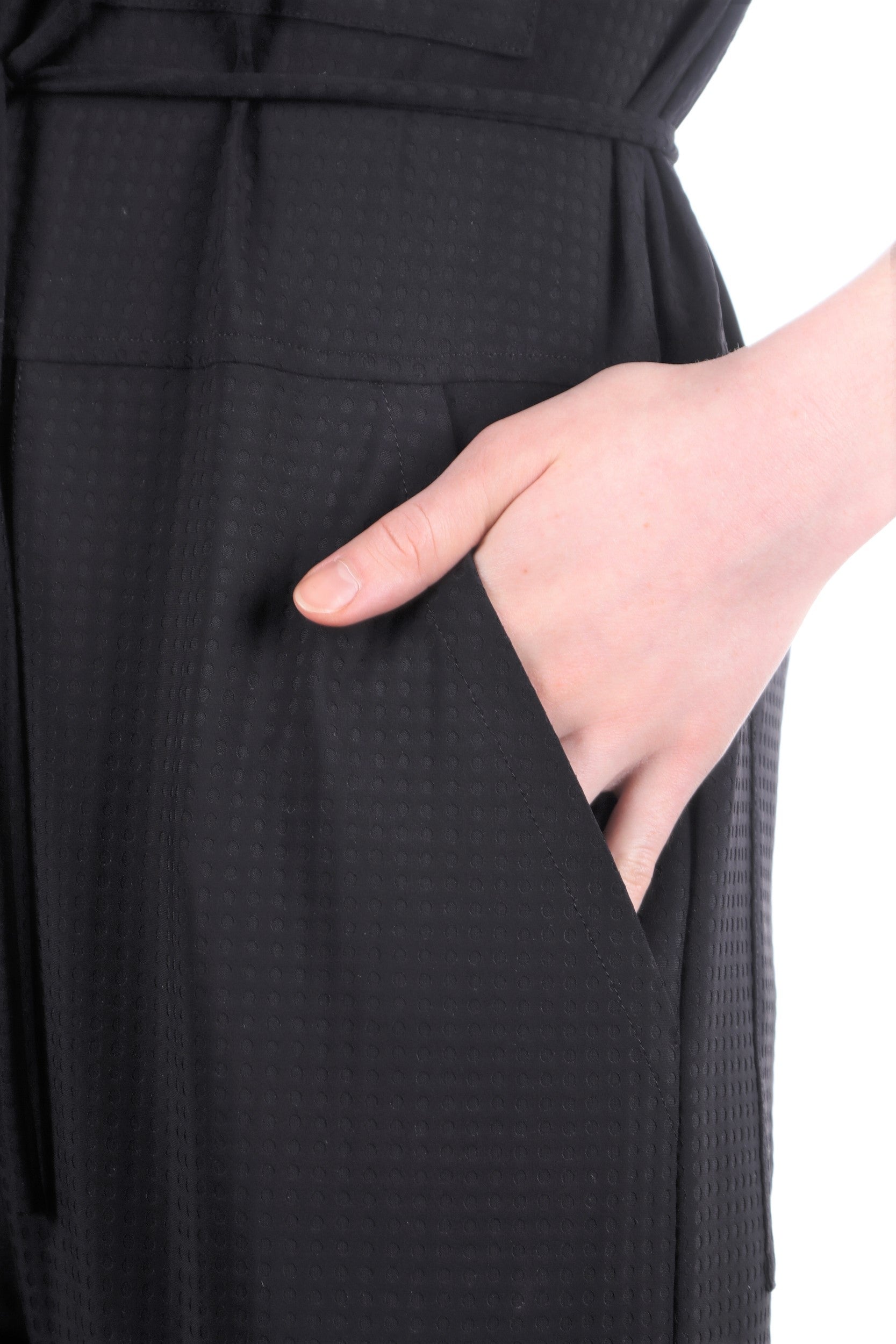 Schella Kann 2 Damen Stretch Jumpsuit schwarz
