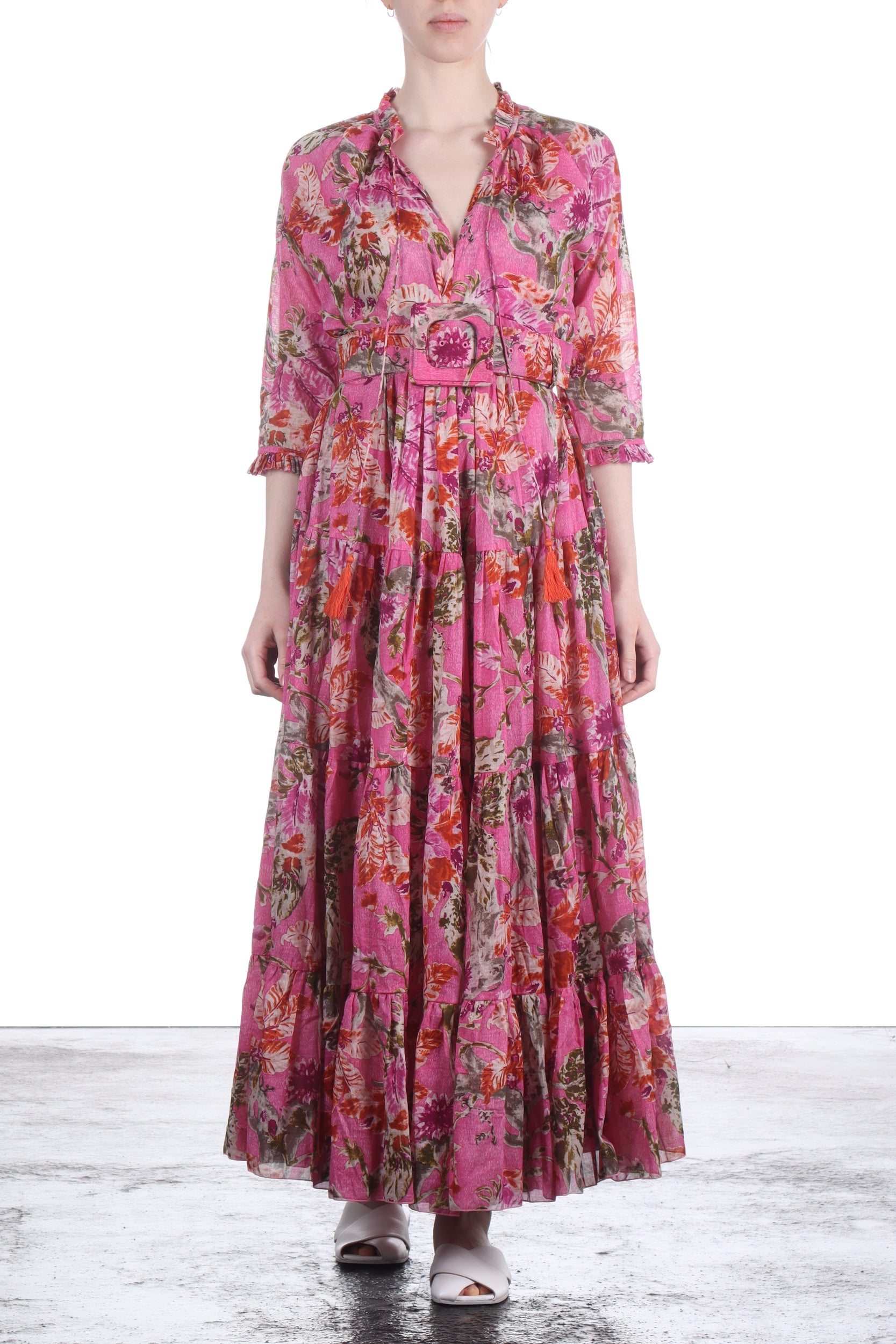 SAMANTHA SUNG Bohemian Blusenkleid EDEN mit Print soft pink