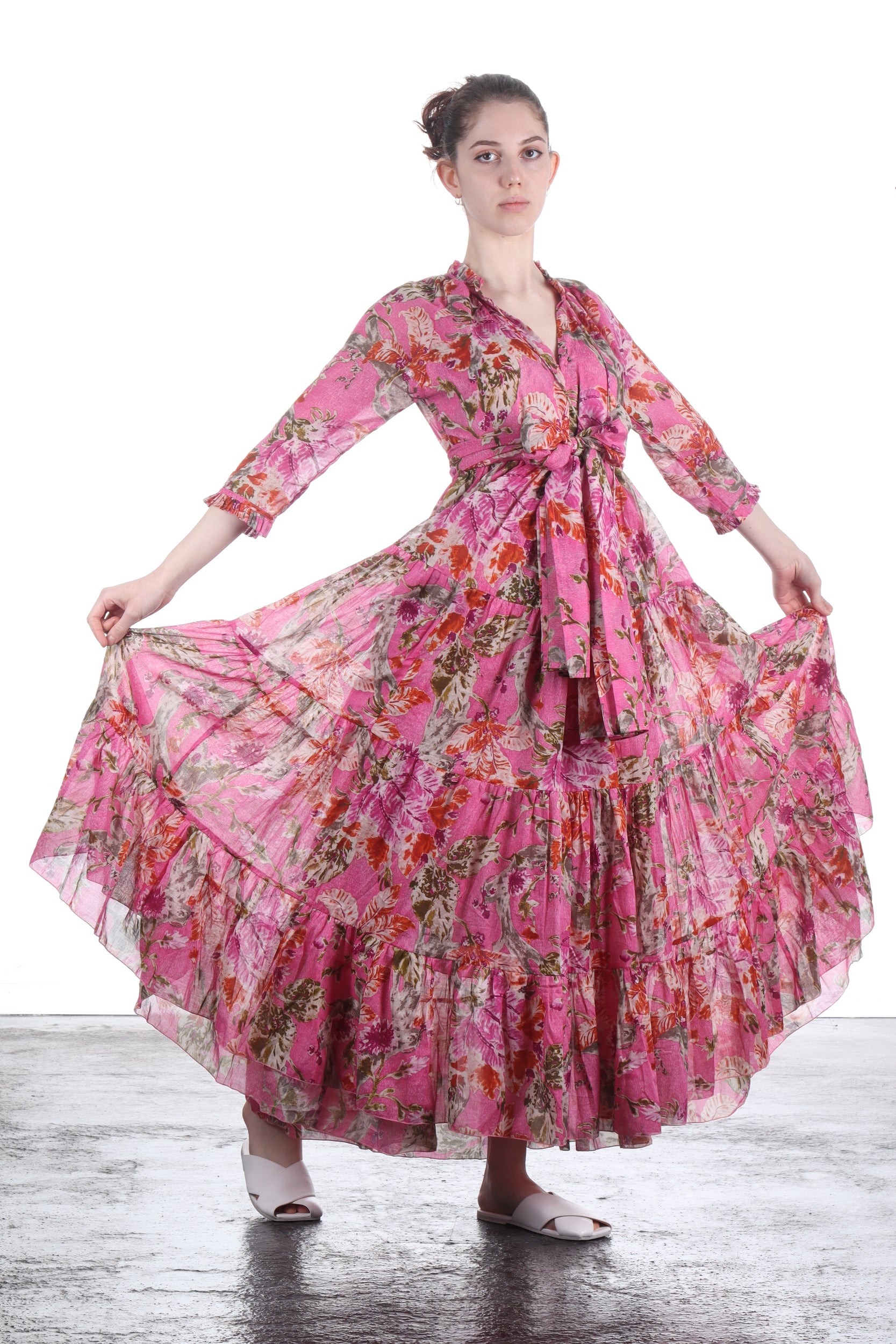 SAMANTHA SUNG Bohemian Blusenkleid EDEN mit Print soft pink