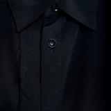 Y's Yohji Yamamoto Damen Longhemd Asymmetrisch schwarz