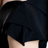 Yohji Yamamoto Damen Ballon Kleid schwarz