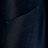 Yohji Yamamoto Damen Maxi Hemd-Kleid schwarz