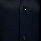 Yohji Yamamoto Damen Maxi Hemd-Kleid schwarz