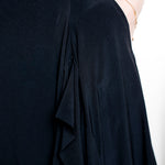 Yohji Yamamoto Damen Avantgarde Maxi-Rock schwarz - Detail