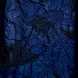 Daniela Gregis ladies oversized shirt mosaic effect dark blue