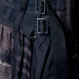 Y's Yohji Yamamoto Damen Maxi Rock Tupfenprint multicolor