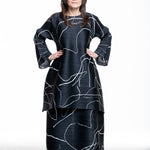 Pleats Please Issey Miyake Damen Plissee Rock PAUSE schwarz - Look mit Oberteil