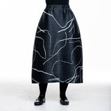 Pleats Please Issey Miyake Damen Plissee Rock PAUSE schwarz