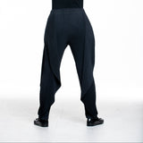 Issey Miyake Damen Hose ORBICULAR PLEATS schwarz - Rückansicht