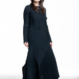 Issey Miyake Damen Plissee Jacke FOLD PLEATS schwarz