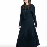 Issey Miyake Damen Plissee Jacke FOLD PLEATS schwarz Seitenansicht