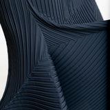 Issey Miyake Damen Plissee Rock FOLD PLEATS schwarz