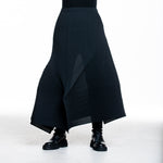 Issey Miyake Damen Plissee Rock FOLD PLEATS schwarz