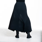 Issey Miyake Damen Plissee Rock FOLD PLEATS schwarz - Rückansicht