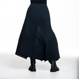 Issey Miyake Damen Plissee Rock FOLD PLEATS schwarz - Rückansicht