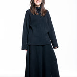 The Elder Statesman Kaschmir Rollkragenpullover schwarz