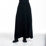 The Elder Statesman Damen Kaschmir Maxi-Rock schwarz