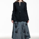 Yohji Yamamoto Damen Jacke schwarz