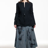 Yohji Yamamoto Damen Jacke schwarz