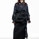 Uma Wang ladies maxi skirt black