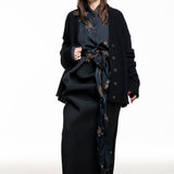 Uma Wang Damen Kaschmir Strick Cardigan schwarz