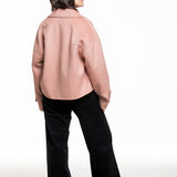 Iris von Arnim ladies doubleface jacket short rosewood