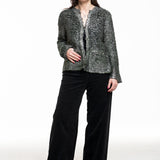 AVANT TOI Damen Cardigan grün-silber