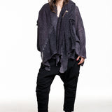 Avant Toi Damen Pullover V-Neck anthrazit