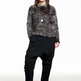 Avant Toi Damen Camouflage Rollkragenpullover anthrazit