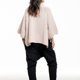 TheHolyGoat Damen Kaschmir Turtleneck Pullover rose´