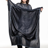 Avant Toi Damen Tuch Kaschmir-Seide Schwarz