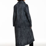 Avant Toi langer Strick-Cardigan schwarz, Rückansicht getragen