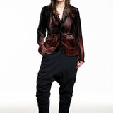 AVANT TOI Damen Stretch-Blazer kupfer