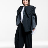 Comme des Garçons Damen Oversized Jacke schwarz SS 2026 Vorderansicht