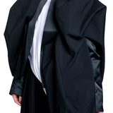 Comme des Garçons Damen Oversized Jacke skulptural schwarz
