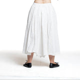 Comme des Garçons Damen Culotte weiß mit Lochstickerei Rückansicht