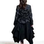 Comme des Garçons schwarze Jacke SS 2026 Rückansicht