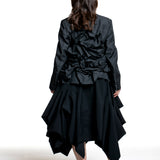 Comme des Garçons schwarze Jacke SS 2026 Rückansicht
