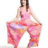 Pleats Please Issey Miyake Damen Plissee Hose pink multicolor