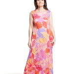Pleats Please Issey Miyake Damen Plissee Kleid pink multicolor
