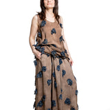 Uma Wang Tara Top beige getragen mit passendem Gillian Rock