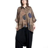 Yohji Yamamoto Damen Sarouelhose mit großen Taschen schwarz Look