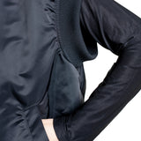 Yohji Yamamoto Damen Bomberweste schwarz Detail
