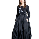 Yohji Yamamoto Damen Avantgarde Trägerrock schwarz