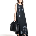 Yohji Yamamoto Damen Leder Shopper schwarz Look