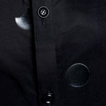 Y’s Yohji Yamamoto Damen Bluse mit Punktprint schwarz Detail