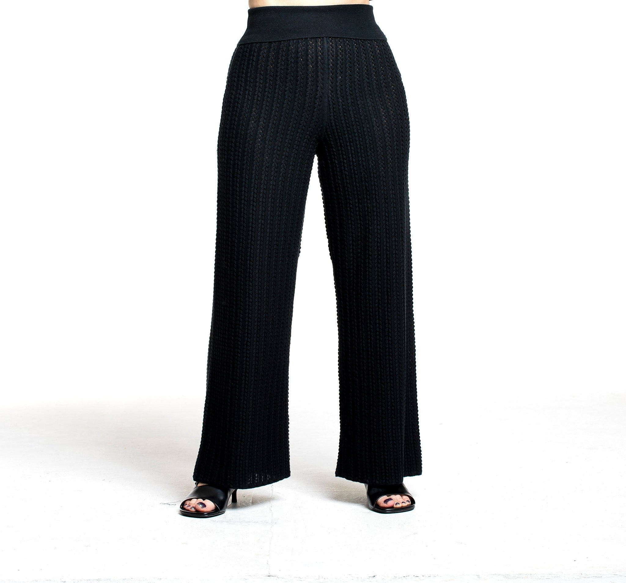 Iris von Arnim Damen Seide-Cashmere Hose St. Tropez schwarz