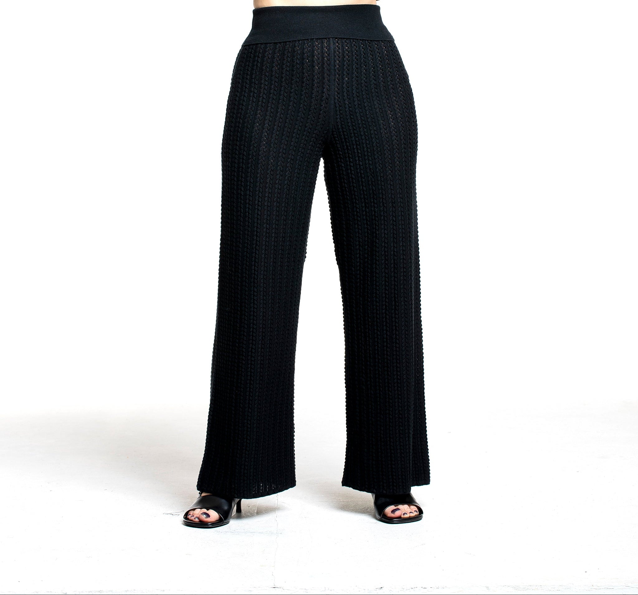 Iris von Arnim Damen Seide-Cashmere Hose St. Tropez schwarz